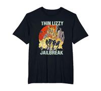 Thin Lizzy Jailbreak Explosion Black Camiseta, Hombre Tallas Grandes, Negro, 3X Alto