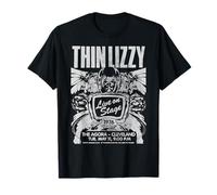 Thin Lizzy Jailbreak Flyer Cleveland Songs Camiseta