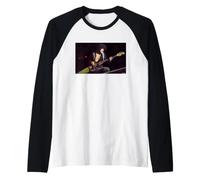Thin Lizzy Live Phil Lynott 1976 por David Corio Camiseta Manga Raglan