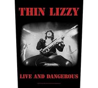 Thin Lizzy - Parche Live & Dangerous (Talla Única) (Rojo, Negro, Gris)