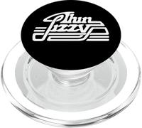 Thin Lizzy Rocker White Logo PopSockets PopGrip para MagSafe