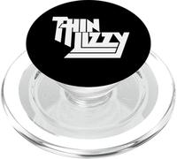 Thin Lizzy - White Stacked Logo PopSockets PopGrip para MagSafe