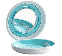 Thin Retainer Case - Organizador compacto para niños, niñas, mujeres | Portable Mouthpiece Holder for Alineadores, Night Guards, Dentaduras | Lightweight Tray Storage Container for Travel, Gym, Dorm