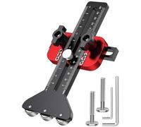 Thin Rip Guide - Aluminum Alloy Adjustable Table Saw Jig 25x14x5cm | Precision Fence Cutting Tool, 3 Pulley Thin Rip Fence Guide, Router Table Accessory | for woodworking panel trimming