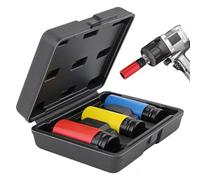 Thin Wall Socket Set, 1/2in Protective Lug Nut Tools, Anti-Scratch Heavy Duty Wheel Socket Kit, Automotive Repair Accessory, Suitable for Garage Driveway Workshop Service Center Brake Job