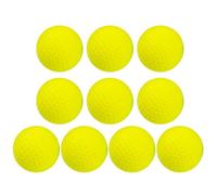 THINCAN 10 piezas de pelota de golf de práctica de vuelo duradera para patio trasero sensación realista PU práctica pelota de golf espumas espuma PU espuma suave