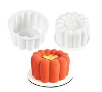 THINCAN 2pcs Pétalos de Silicona Mousses Pastel Moldes para Cumpleaños Y Reuniones Postre Creativo Chocolate Herramienta de Horneado Utensilios Artísticos