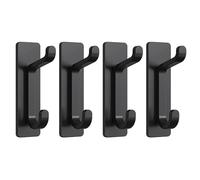 THINCAN 4 piezas fuerte portante gancho puerta cuelga la ropa de la pared detrás del baño se sienten los ganchos pegados perchas de pared