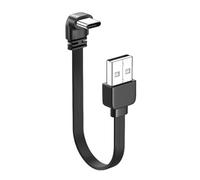 THINCAN 65W 90 grados codo USB tipo C cable tipo C a USB macho cable de datos de carga rápida para ordenador portátil PC auto kreier