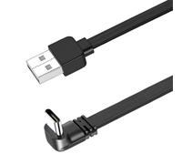 THINCAN 65W 90 grados codo USB tipo C cable tipo C a USB macho cable de datos de carga rápida para ordenador portátil PC auto kreier