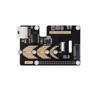 THINCAN Adaptador de 16 pines PCIe a 1000 m, adaptador de extensión Ethernet compatible con discos duros NVME Solid Disk 2230/2242/2260/2280