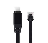 THINCAN Adaptador Ethernet portátil tipo C RJ45, solución de conexión de red estable para el trabajo de streaming de juegos, uso de adaptador Ethernet tipo C para portátil