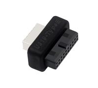 THINCAN Adaptador USB tipo a USB 3.0 de 19 pines para conexiones sencillas antes de la placa frontal