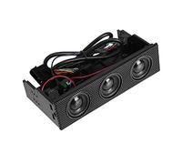 THINCAN Altavoz estéreo PC panel frontal ordenador para micrófono incorporado altavoz de música Loud ahorro altavoz para el