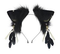 THINCAN Anime Cosplay Props Wolf Hair Hoop peludo peinado para con diadema peludo diablo carnaval