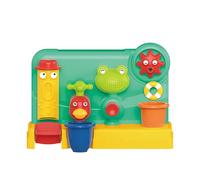 THINCAN Arena de juguete de agua para el baño para niños, juguete de dibujos animados, juguete para piscina, molino de agua, juguete de ducha para bebés y niños, baño interactivo para T