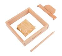 THINCAN Bandeja de dibujo de arena creativa para cartas infantiles y práctica de números, con pluma de madera, ideal para la educación de la primera infancia, bandeja de escritura para niños
