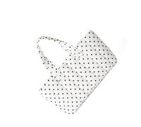 THINCAN Bolso de hombro grande de moda ligero y práctico bolso de poliéster maneras resistente ceniza de madera de axila para viaje de trabajo elegante diseño punto bolsa de trabajo, Blanco