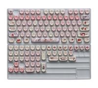 THINCAN Cachorro Gradiente Keycap 120keys Pequeña Propensión Térmica Sublimación Personalización mecánica del teclado