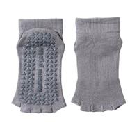 THINCAN Calcetines de yoga con dedos divididos para mujer, antideslizante, agarre de silicona, transpirable, algodón, calcetines sin muertos para pilates, ballet, entrenamiento de interior