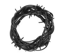 THINCAN Decoración de alambre de púas oxidado falso accesorios de alambre de púas para fiesta occidental Halloween decoraciones de árbol de navidad espinas falsas, Negro , Talla única