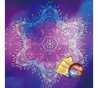 THINCAN Divinations Mantel Metatron Tema Astrologys Tarot Cartas Mantel Retablos Tela Givinaciones Juego de Mesa Accesorios