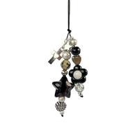 THINCAN Dulce Cool teléfono encanto colgante flores estrella teléfono móvil cadena correa cordón moda chica bolsa Orament mujeres joyería regalo