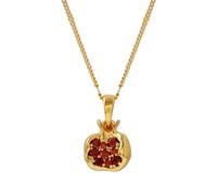THINCAN Elegantes pendientes de granada/collar elegante de frutas de circonio joyas temáticas para fiestas Decoraciones de moda para mujeres