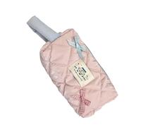 THINCAN Estuche de lápices de dibujos animados, bolsa de maquillaje de gran capacidad, estuche para lápices, bolsa de lápices, hermosos arcos, organizadores de chanko para estudiantes, gran capacidad