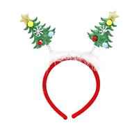 THINCAN Feliz Navidad Decoración Fiesta Lentejuelas Aro del Cabello Cornamenta Árbol Durabilidad Diseños Cinta para el Pelo Festival Suministros Festival Fiesta Fiesta Diadema Para Reuniones