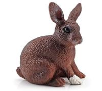 THINCAN Figuras de Conejo Animales Realistas Animales Salvajes Conejo Pastel Para Niños Con Hada Miniatura Decoración Jardín Regalos