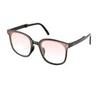 THINCAN Fresco Gafas De Sol Plegables Al Aire Libre Gran Sombra De Gran Tamaño Tendencia Gafas De Sol Plegables Multicolor, Polvo de degradado
