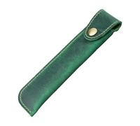 THINCAN Funda de piel para lápiz estilográfica, funda protectora de cuero para tocar lápices de pantalla, verde