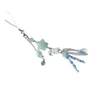 THINCAN Hermoso colgante de medusa hecho a mano cuentas teléfono encanto portátil chica accesorios de moda para teléfonos móviles mujeres de moda damas damas