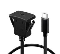 THINCAN Impermeable Tipo C Macho a Hembra Flush Panel Montier Cable de Extensión para Coche Barcos Tablero de 1 metro Cable de Extensión del Panel de Coche