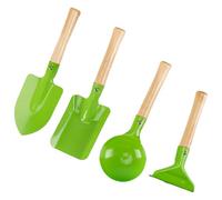 THINCAN Juego de 4 palas de arena para niños, juego de herramientas de arena para jardín para juegos al aire libre y exploración de actividades divertidas kits de arena
