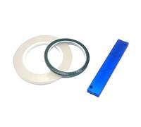THINCAN Juego de empalme de cinta adhesiva de 1/4 de 10 pulgadas, bloque de empalme profesional para revoxsonido 1/4 10 pulgadas rollo abierto para enrollar cinta con kit de medios
