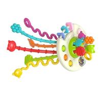 THINCAN Juguete portátil para bebés mejora la coordinación de los ojos de las manos a través de divertidas acciones de tracción para interiores al aire libre. Utilice juguetes de desarrollo de