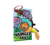 THINCAN Libros De Desarrollo Para Bebés/Bebés Práctica Y La Capacidad De Expresión Entrenamiento Divertido Libro De Arrugas Con Múltiples Cola De Animal