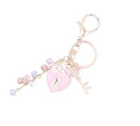 THINCAN Lucky Four Blat Love Keychain Aleación Arte Artesanía Unisex Joyería Regalo para Aniversario Boda Fiesta Luck, a, Talla única