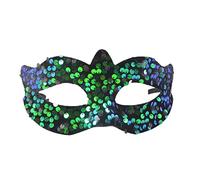 THINCAN Máscara de fiesta de Halloween, máscara bonita máscara ligera de media cara, lentejuelas brillantes para el baile de graduación para las mujeres