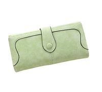 THINCAN Moda mujeres PU cuero embrague largo monedero tarjeta de crédito monedero bolso teléfono bolsa bolsa