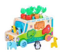 THINCAN Niños ocupados dados tirando rábano juego de insectos juguete juegos de mesa significativos juego educativo temprano Plug Forma de color Reconocer