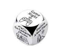 THINCAN Parejas Fechas Noche Dados Juego Agregar emoción a los planes de la cena y resuelve dilemas de selección novedad elefantes blancos regalo ingenioso regalo de aniversario