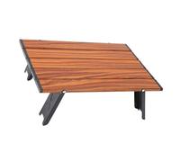THINCAN Picnics plegables Mesa de camping con revestimiento anticorrosión Perfecto para viajes, patio trasero al aire libre en interiores, muebles de camping resistentes a los arañazos recogidos