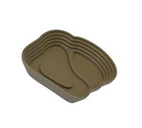 THINCAN Plataforma de escalada de tortugas con rampas diseño cuenca de agua para reptiles alimentación piscina piscina de plástico bandeja para tomar el sol bandeja terrarios cuenco de agua cuenco de