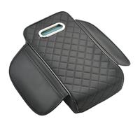THINCAN Protector de brazo de coche con soporte de tejido integrado, cómodo compartimento de almacenamiento, cómodo cojín de brazo para consola de coche