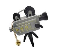 THINCAN Proyectores de películas retro en miniatura llaveros de proyección cortados a mano para amantes del cine y buscadores de regalos novedad
