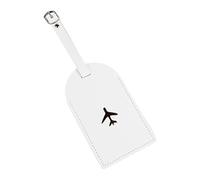 THINCAN Pu equipaje dientes para maleta bolsa de protección de datos día siguiente dirección para el CEVAGE KOUST CASE CTPTORE, blanco, Mass Beauty