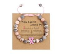THINCAN Pulseras ajustables para la prevención de senos y sensibilización para niñas, genial, joyería de moda